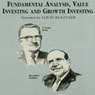 Fundamental Analysis, Value Investing, and Growth Investing