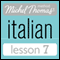 Michel Thomas Beginner Italian Lesson 7