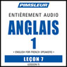 ESL French Phase 1, Unit 07: Learn to Speak and Understand English as a Second Language with Pimsleur Language Programs