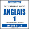 ESL French Phase 1, Unit 21-25: Learn to Speak and Understand English as a Second Language with Pimsleur Language Programs