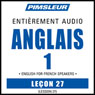 ESL French Phase 1, Unit 27: Learn to Speak and Understand English as a Second Language with Pimsleur Language Programs
