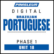 ESL Port (Braz) Phase 1, Unit 18: Learn to Speak and Understand English as a Second Language with Pimsleur Language Programs