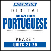 ESL Port (Braz) Phase 1, Unit 21-25: Learn to Speak and Understand English as a Second Language with Pimsleur Language Programs