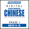Chinese (Can) Phase 1, Unit 06-10: Learn to Speak and Understand Cantonese Chinese with Pimsleur Language Programs