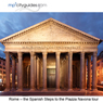 Rome - Spanish Steps - Pantheon - Piazza Novona: mp3cityguides Walking Tour