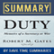 'Duty: Memoirs of a Secretary at War' by Robert M. Gates - Summary, Review & Analysis (Unabridged) audio book by Save Time Summaries