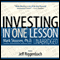 Investing in One Lesson (Unabridged) audio book by Mark Skousen