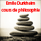 Cours de philosophie audio book by Emile Durkheim
