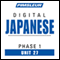 Japanese Phase 1, Unit 27: Learn to Speak and Understand Japanese with Pimsleur Language Programs audio book by Pimsleur