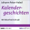 Kalendergeschichten audio book by Johann Peter Hebel