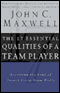 The 17 Essential Qualities of a Team Player audio book by John C. Maxwell