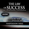 The Law of Success, Lesson XIII: Cooperation