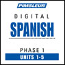 Spanish Phase 1, Unit 01-05: Learn to Speak and Understand Spanish with Pimsleur Language Programs