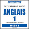 ESL French Phase 1, Unit 02: Learn to Speak and Understand English as a Second Language with Pimsleur Language Programs