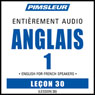 ESL French Phase 1, Unit 30: Learn to Speak and Understand English as a Second Language with Pimsleur Language Programs
