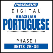 ESL Port (Braz) Phase 1, Unit 26-30: Learn to Speak and Understand English as a Second Language with Pimsleur Language Programs