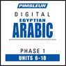 Arabic (Egy) Phase 1, Unit 06-10: Learn to Speak and Understand Egyptian Arabic with Pimsleur Language Programs