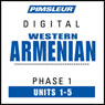 Armenian (West) Phase 1, Unit 01-05: Learn to Speak and Understand Western Armenian with Pimsleur Language Programs