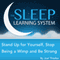 Stand Up for Yourself, Stop Being a Wimp, and Be Strong with Hypnosis, Meditation, Relaxation, and Affirmations: The Sleep Learning System audio book by Joel Thielke