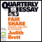 Quarterly Essay 42: Fair Share: Country & City in Australia (Unabridged) audio book by Judith Brett