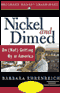 Nickel and Dimed: On (Not) Getting By in America (Unabridged) audio book by Barbara Ehrenreich