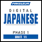 Japanese Phase 1, Unit 11: Learn to Speak and Understand Japanese with Pimsleur Language Programs