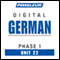 German Phase 1, Unit 22: Learn to Speak and Understand German with Pimsleur Language Programs audio book by Pimsleur