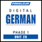German Phase 1, Unit 28: Learn to Speak and Understand German with Pimsleur Language Programs audio book by Pimsleur