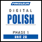 Polish Phase 1, Unit 20: Learn to Speak and Understand Polish with Pimsleur Language Programs audio book by Pimsleur