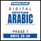 Arabic (Egy) Phase 1, Unit 26-30: Learn to Speak and Understand Egyptian Arabic with Pimsleur Language Programs audio book by Pimsleur