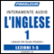ESL Italian Phase 1, Unit 01-05: Learn to Speak and Understand English as a Second Language with Pimsleur Language Programs audio book by Pimsleur