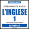 ESL Italian Phase 1, Unit 08: Learn to Speak and Understand English as a Second Language with Pimsleur Language Programs audio book by Pimsleur