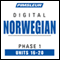 Norwegian Phase 1, Unit 16-20: Learn to Speak and Understand Norwegian with Pimsleur Language Programs