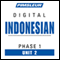Indonesian Phase 1, Unit 02: Learn to Speak and Understand Indonesian with Pimsleur Language Programs audio book by Pimsleur