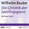 Die Chronik der Sperlingsgasse audio book by Wilhelm Raabe